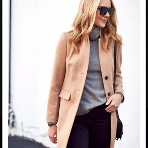 J Crew Regent Topcoat Wool